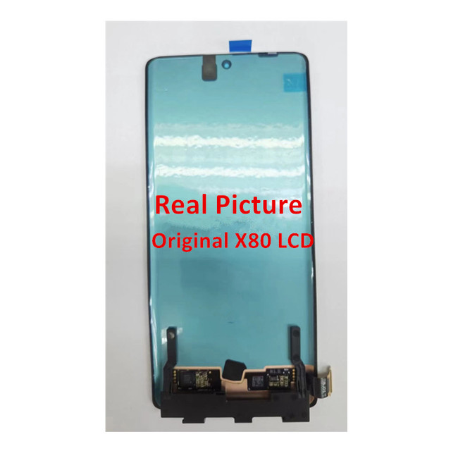 100% Test Original For Vivo X80 Lcd Display Amoled X80 Screen